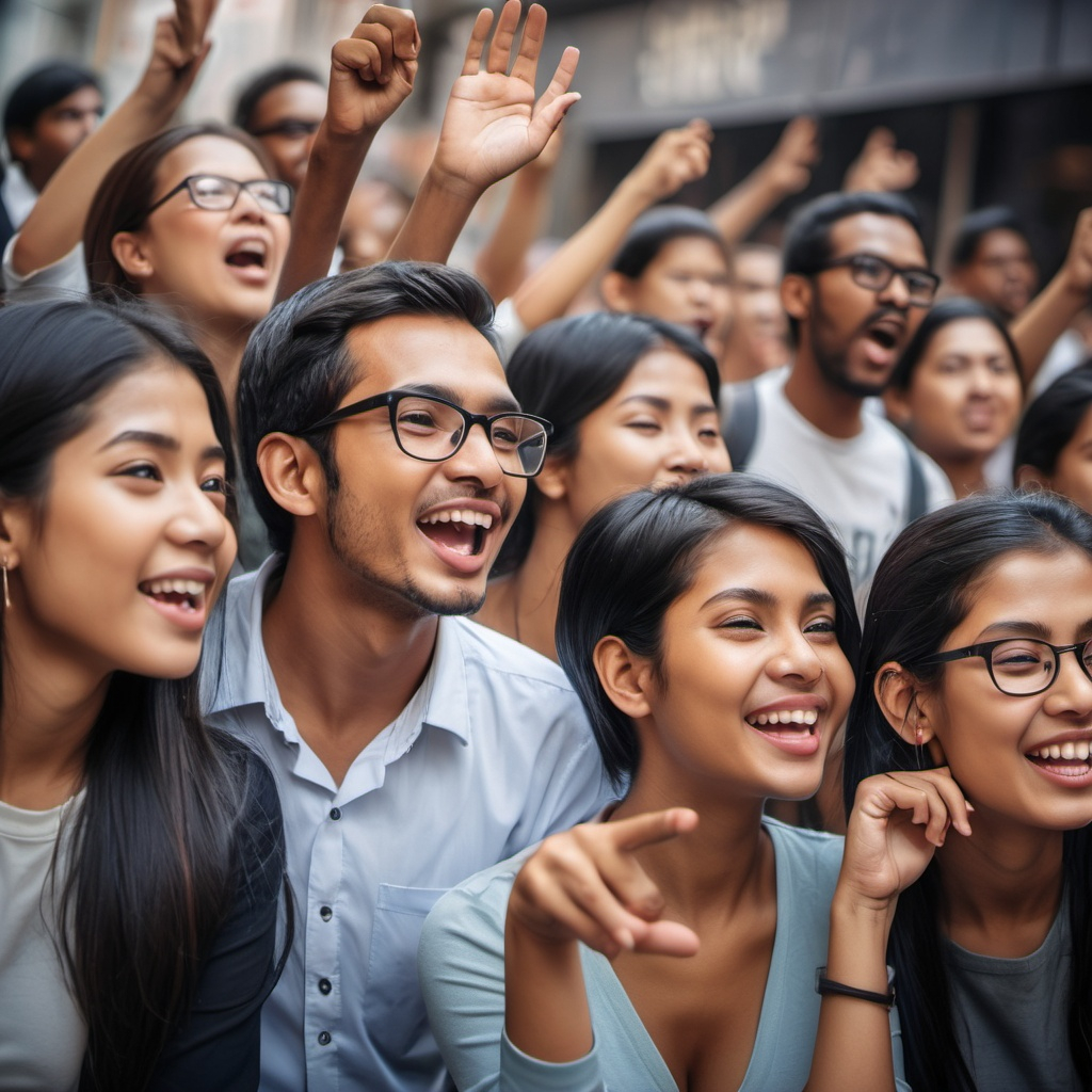 Una persona mostrant la seva eloqüència durant una conversa en un bar